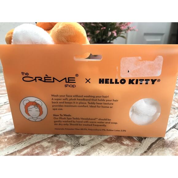 The Creme Shop Hello Kitty Halloween Plush Headband White /Orange Candy Corn Bow - Picture 5 of 6